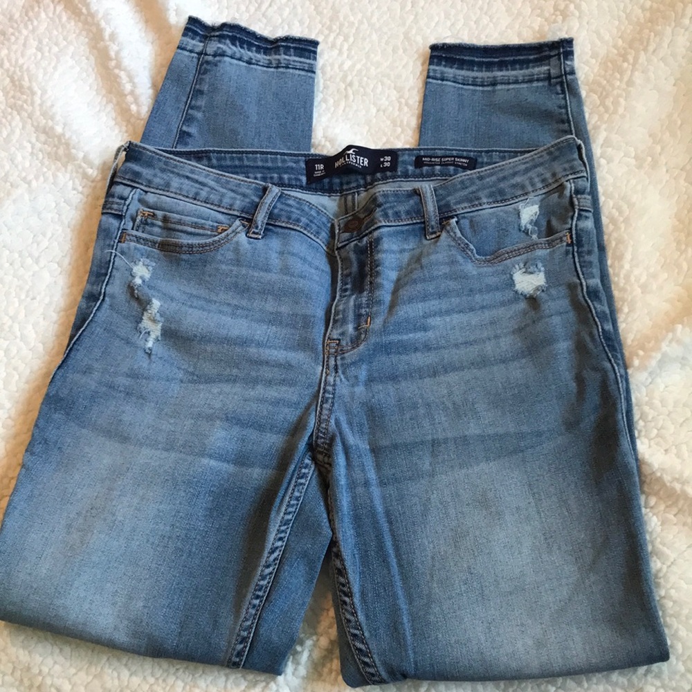 HOLLISTER 11 regular mid rise super skinny nwot